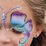 Ein Schmetterling beim Kindergeburtstag in Dresden Blasewitz.