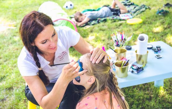 Creativkopf beim Kindergeburtstag in Dresden Blasewitz
